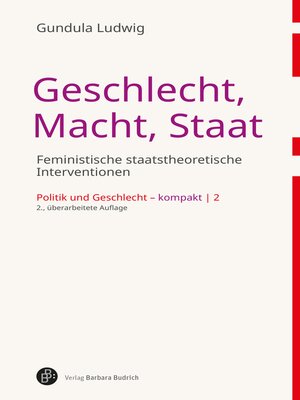 cover image of Geschlecht, Macht, Staat